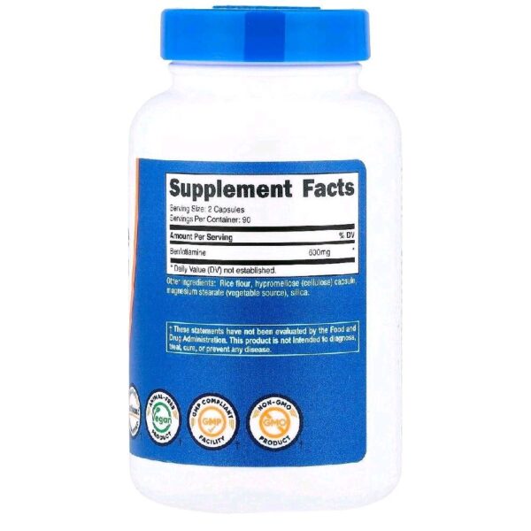 Benfotiamin + Thiamine 600mg nutricost _ Suplemen Kesehatan Usus dan Otak