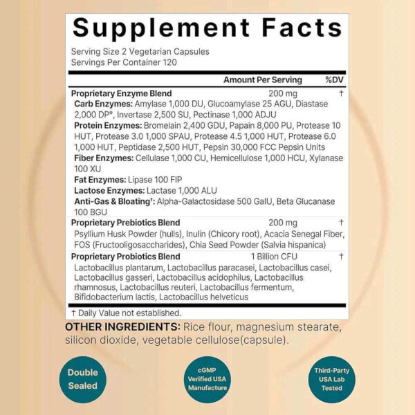 Enzym Digestive Naturbell