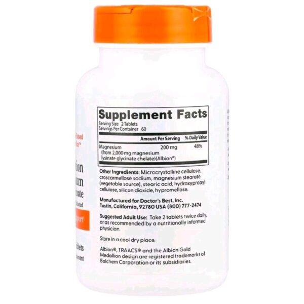 Magnesium Glycinate dr Best _ Suplemen Kesehatan
