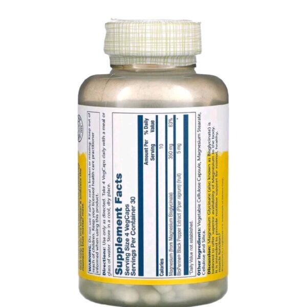 Magnesium glycinate solaray 350 mg