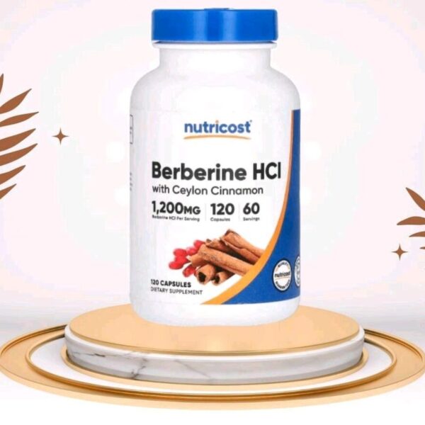 Nutricost Berberine HCl 1200mg _ Suplemen Gula Darah