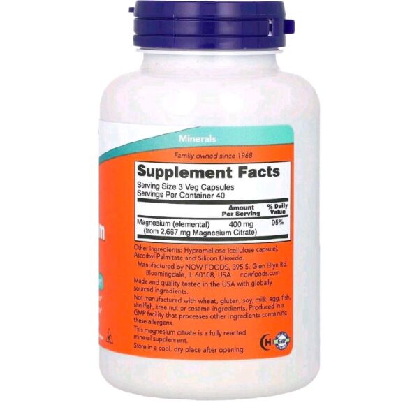 Magnesium Citrate now
