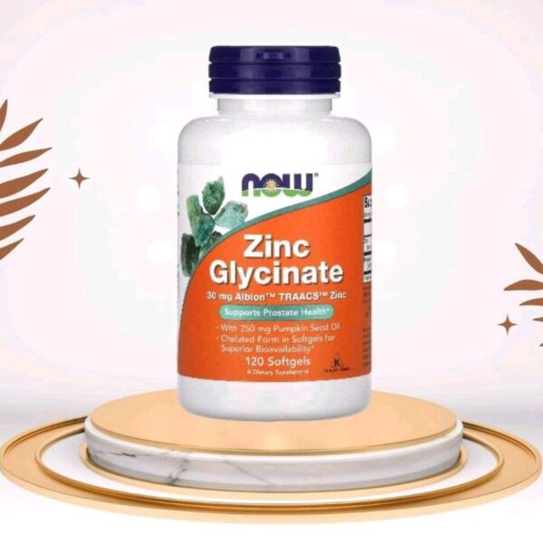 Zinc glycinate 30 mg now kemasan full botol
